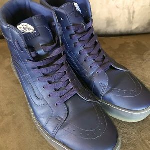 High top leather vans